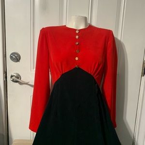 Vintage 90s Karlie & Company midi dress size 7/8.